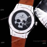 Wholesale Copy Hublot Classic Fusion Skull Face Stainless Steel 42mm for Men